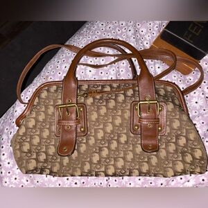 Brown Patterned Women's Bag